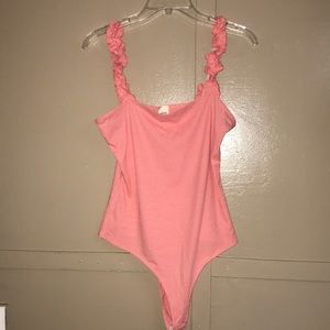 Pink bodysuit